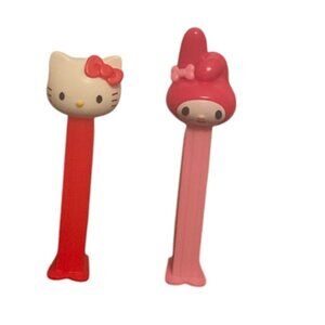 Hello Kitty Pez Dispenser lot of 2 preowned